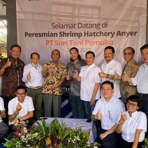 STP opens shrimp hatchery in Indonesia