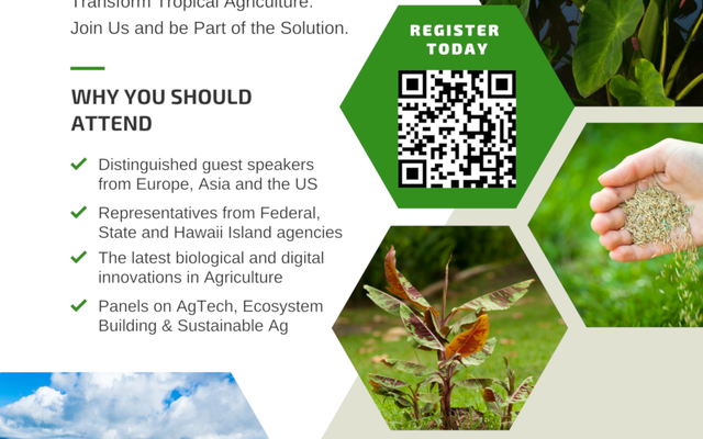 Join international conference for sustainable tropical agriculture