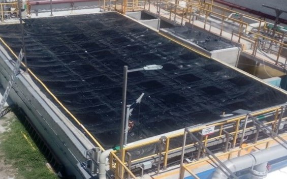 Geomembrane solutions for odor elimination in aquaculture farms