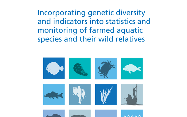 Incorporating genetic diversity of farmed aquatic species and their wild relatives