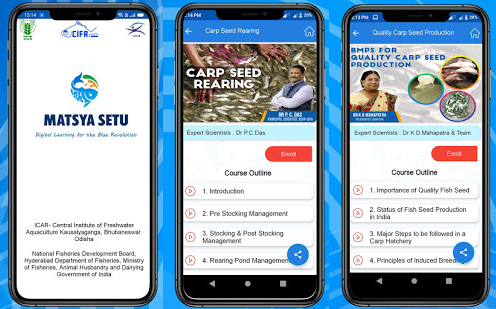 India introduces mobile app for aquafarmer training
