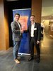 Jordi Trias (right), President Stolt Sea Farm with Nathan Pyne-Carter, CEO Ace Aquatec (left)